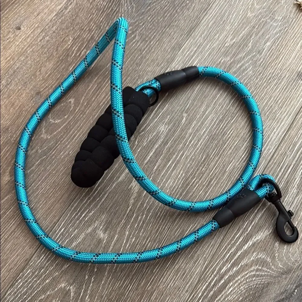 Blue and Black Dog Leash